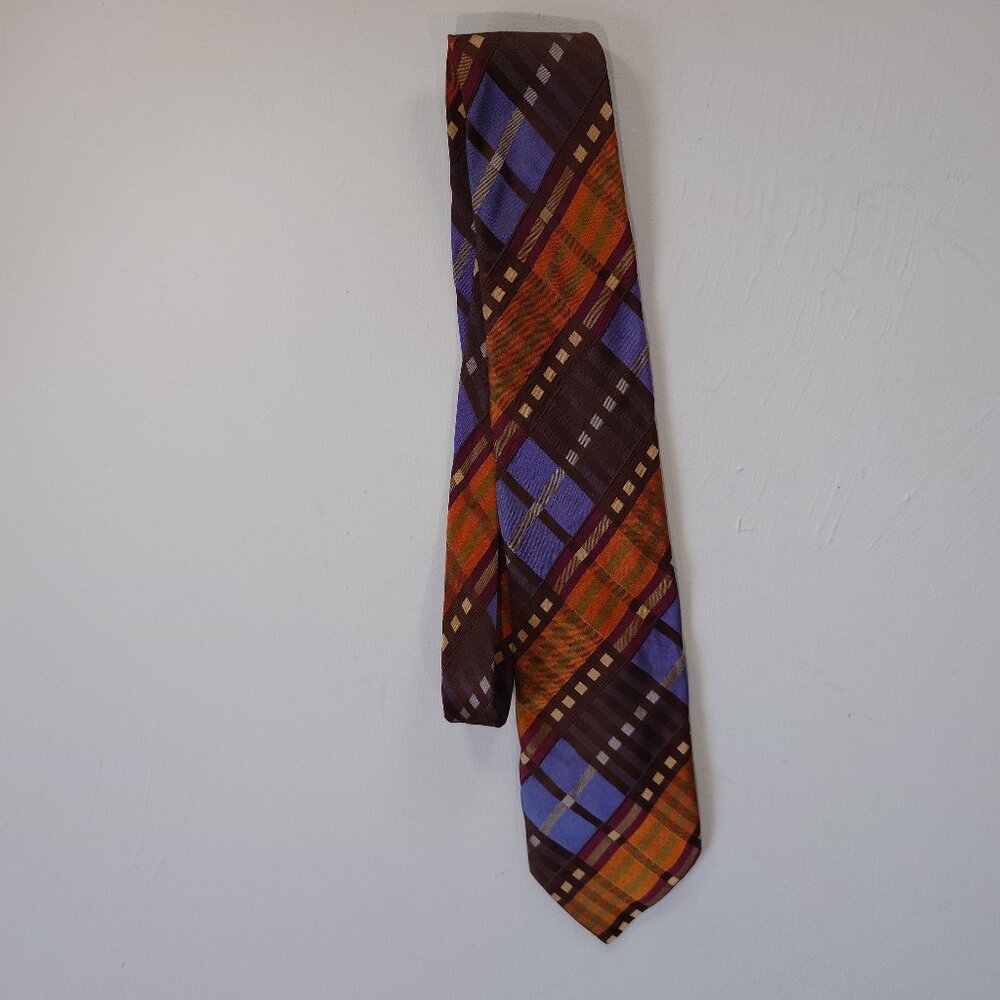 Barneys New York Silk Tartan Tie